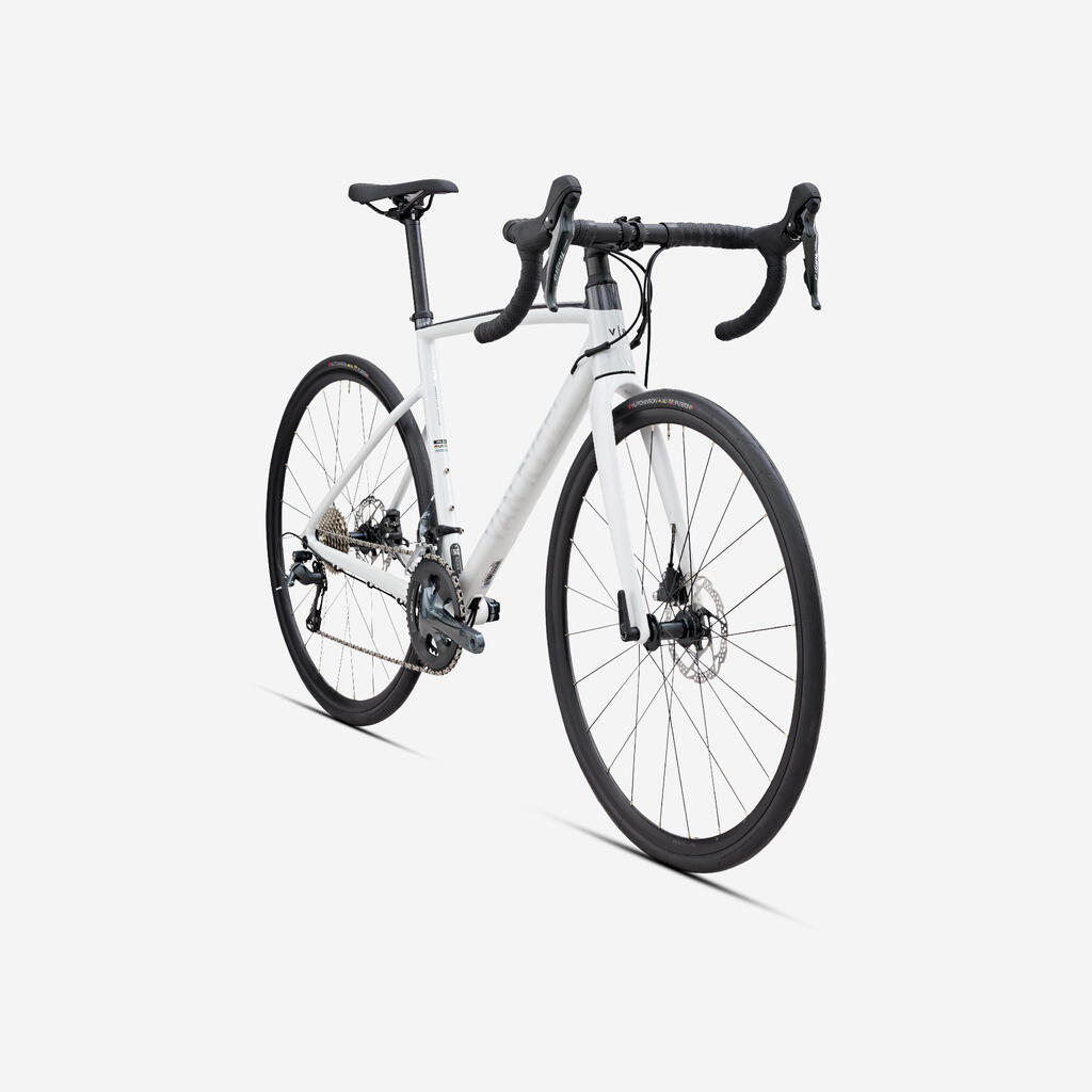 Ποδήλατο δρόμου Shimano Tiagra 2x10S Endurance NCR AF - Λευκό